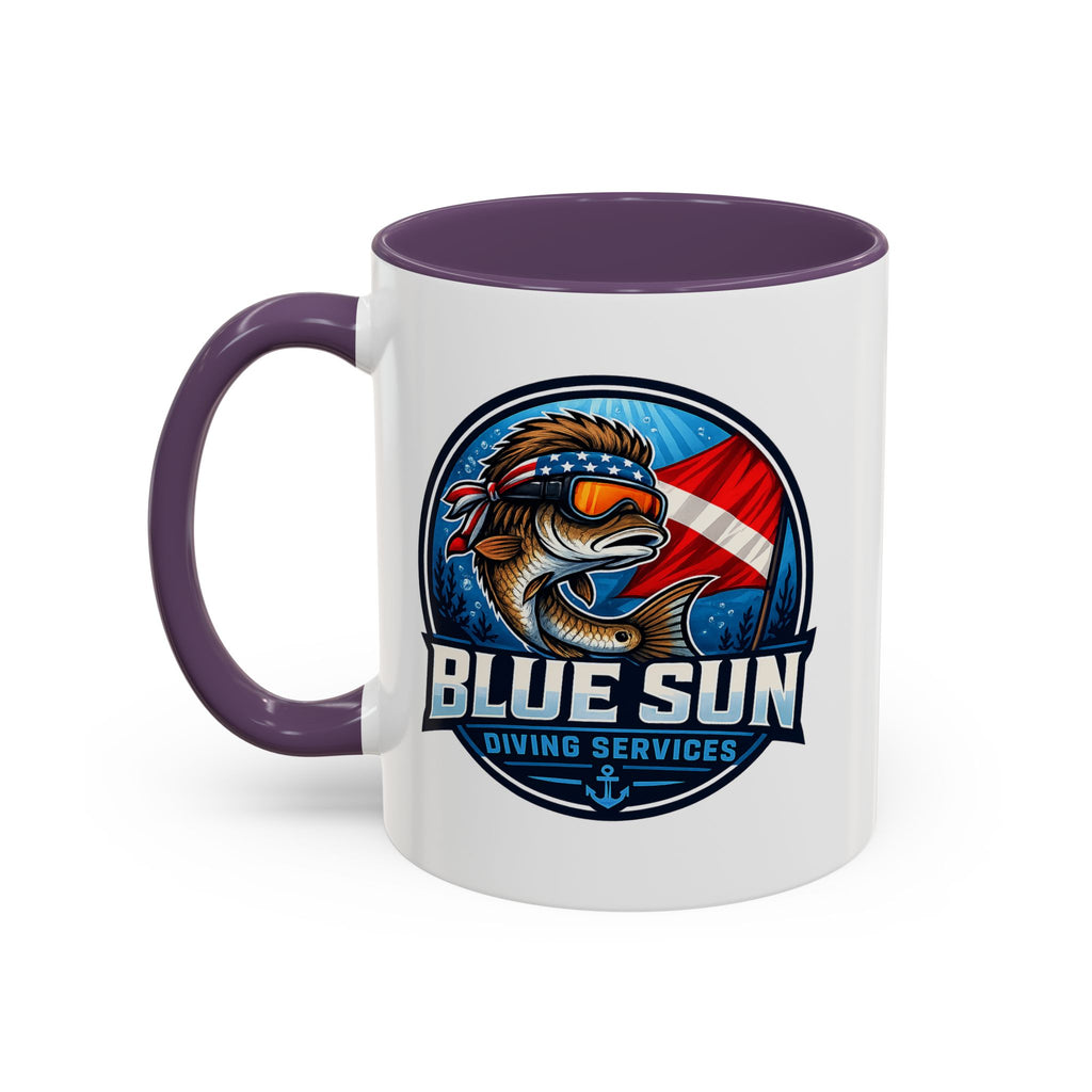 Patriotic Shield Accent Coffee Mug (11/15oz)