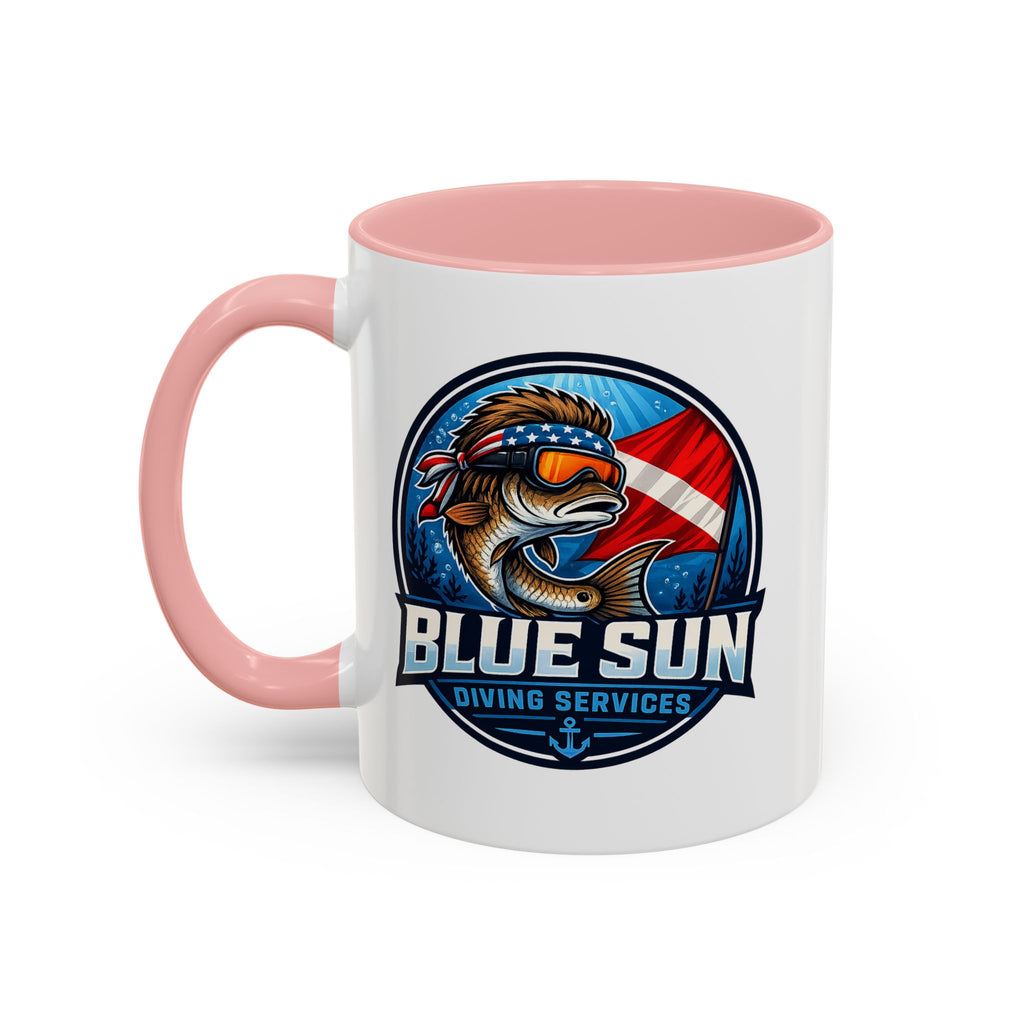 Patriotic Shield Accent Coffee Mug (11/15oz)